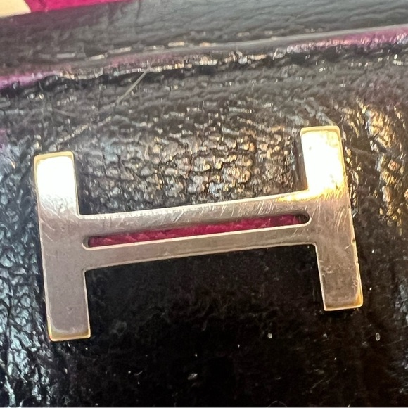 HERMES BEARN TRIFOLD LEATHER WALLET BLACK - Picture 13 of 15